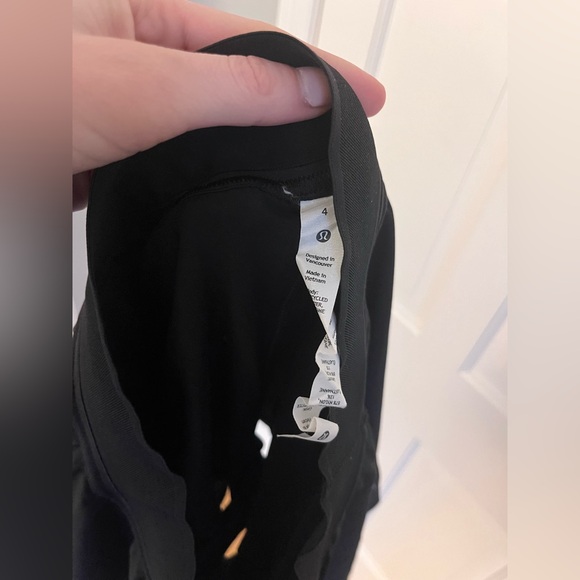 Lululemon Court Rival High Rise Skirt *Tall Black Size 4 - Picture 6 of 8